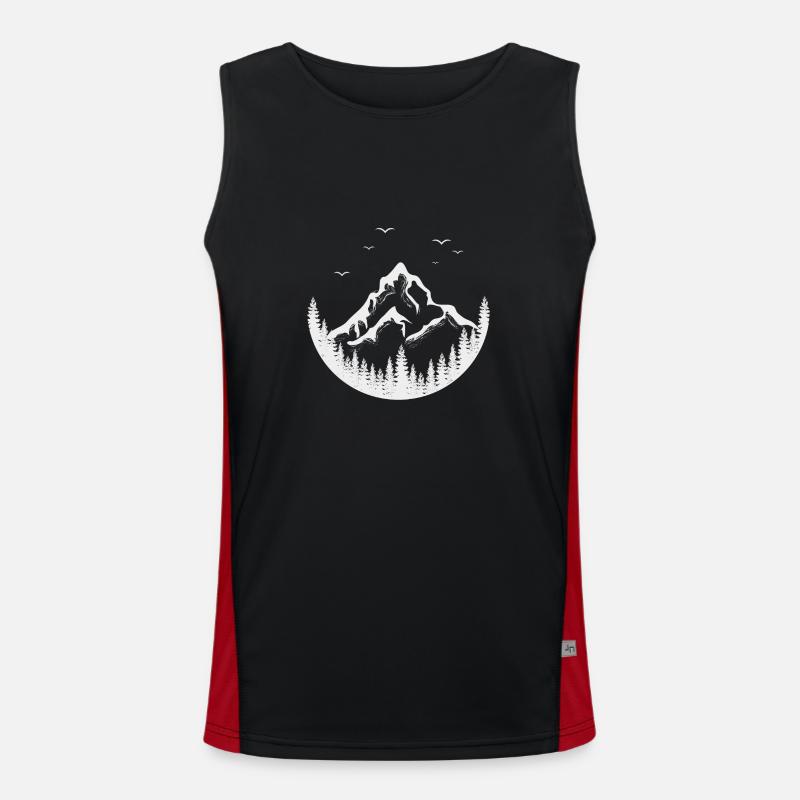 Log Out and Go Explore Men's Functional Contrast Tank Top 