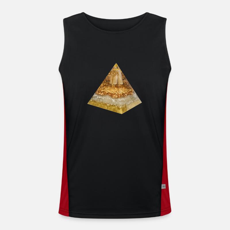 Pyramide de la clé d’or Débardeur respirant contrasté Homme 