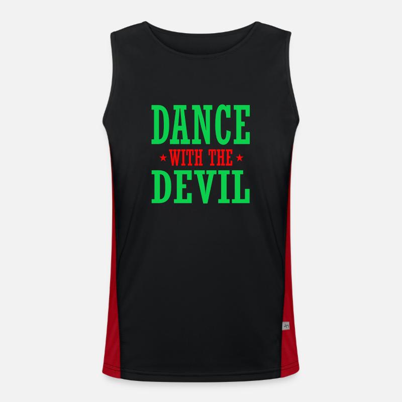 Danse avec le diable Débardeur respirant contrasté Homme 