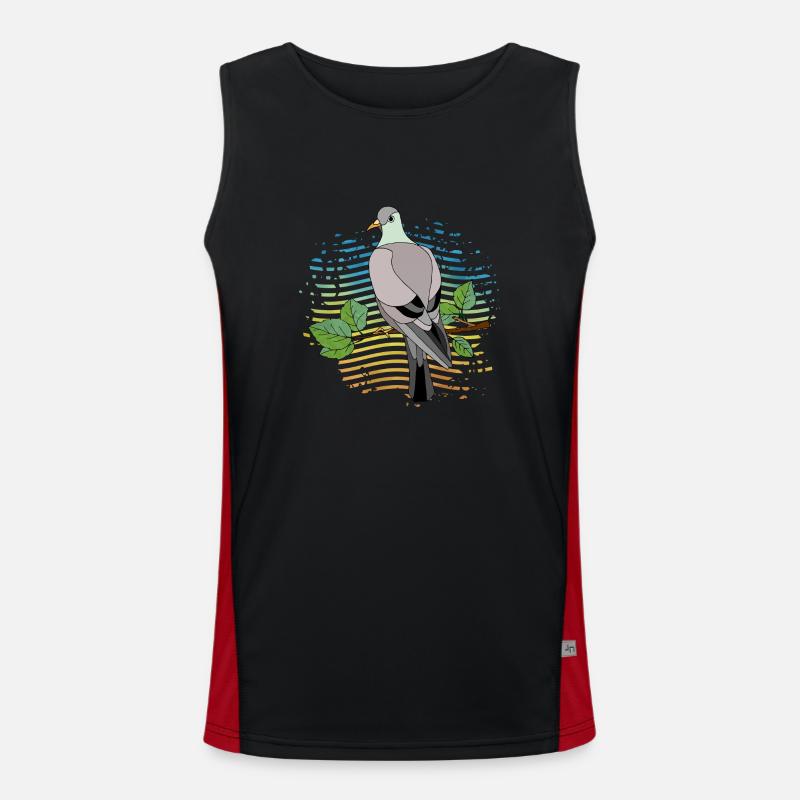 Vogel Funktionelles Kontrast-Tank Top für Männer 