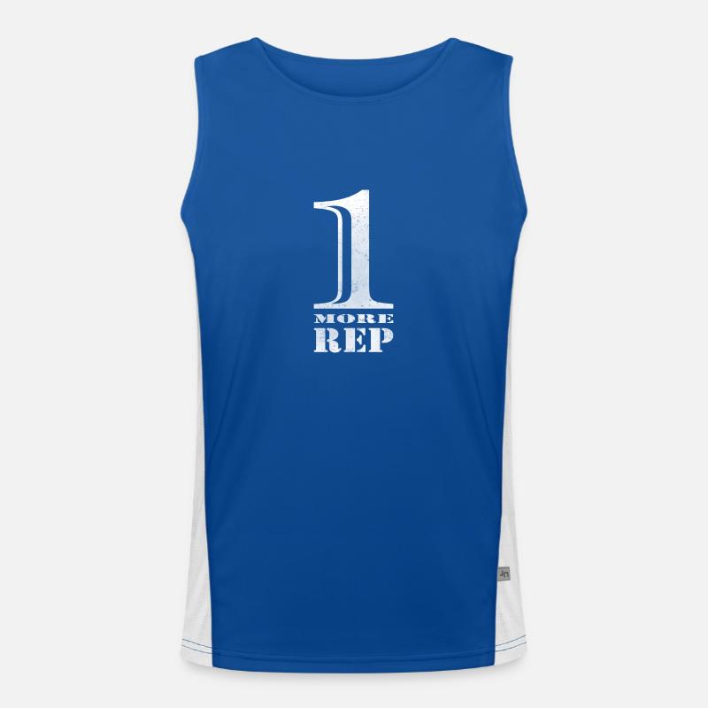 One more rep! Funktionelles Kontrast-Tank Top für Männer 