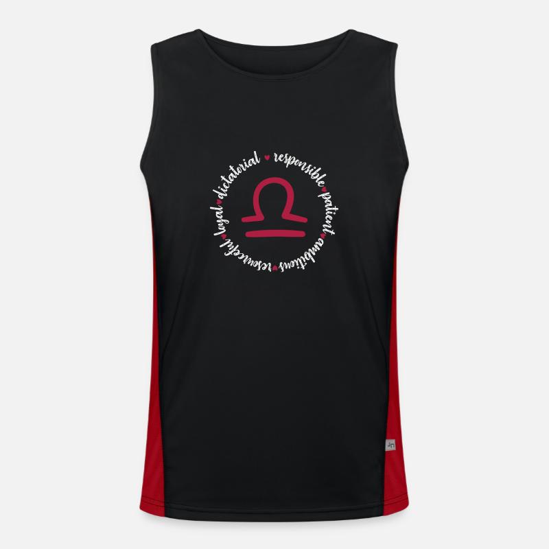 Libra Star Men's Functional Contrast Tank Top 