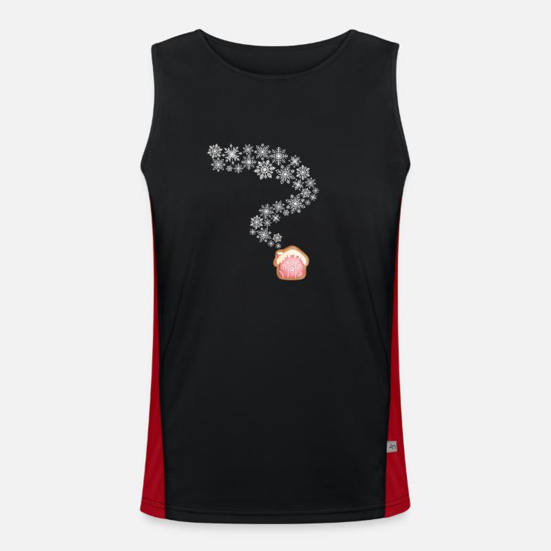 Lebkuchenhaus Funktionelles Kontrast-Tank Top für Männer 