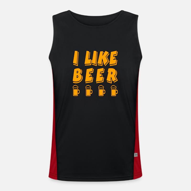 Bière Débardeur respirant contrasté Homme 