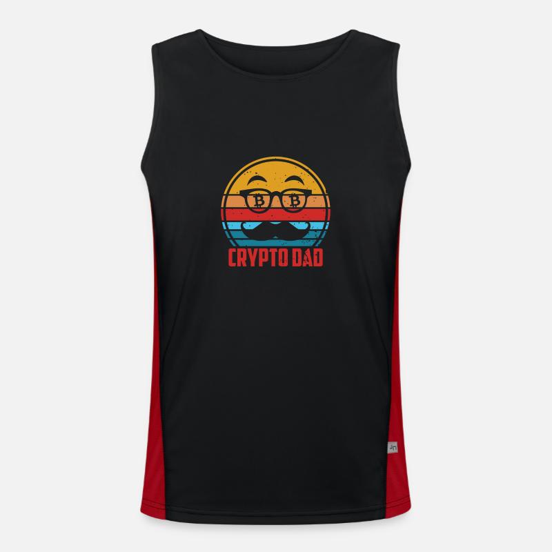 Crypto dad Débardeur respirant contrasté Homme 