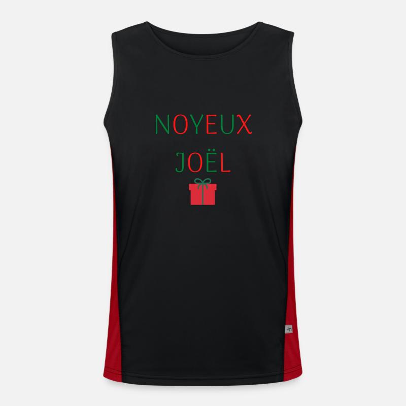 Pull de Noël marrant Débardeur respirant contrasté Homme 
