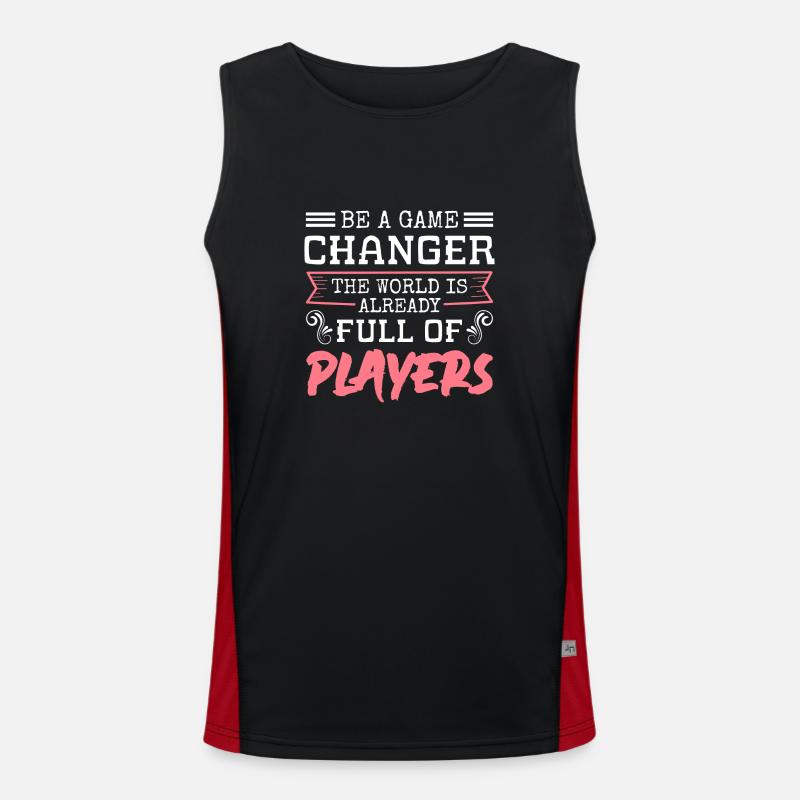 Work Career Employee Men's Functional Contrast Tank Top 