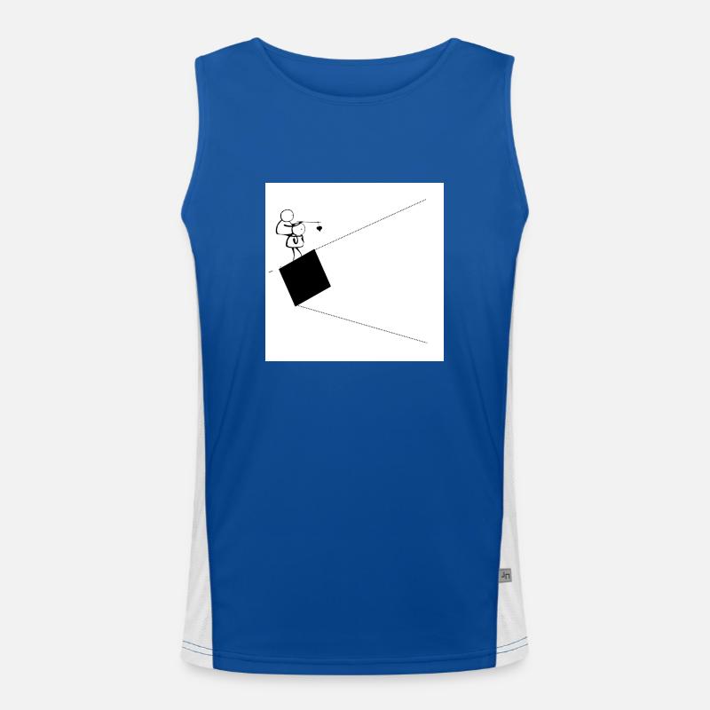Blind Funktionelles Kontrast-Tank Top für Männer 