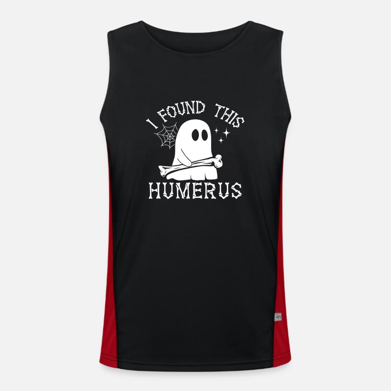 I found this Humerus - Men's Functional Contrast Tank Top - black/red