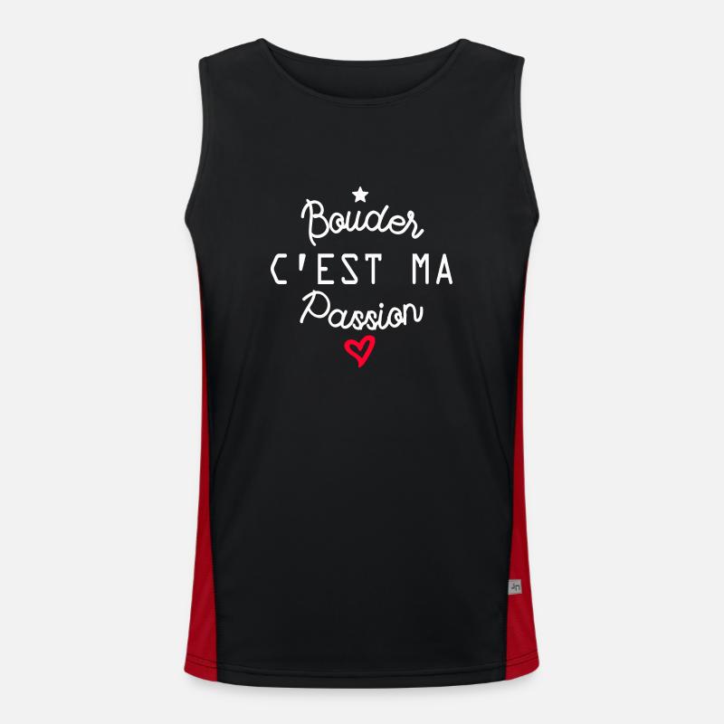 bouder c est ma passion Débardeur respirant contrasté Homme 