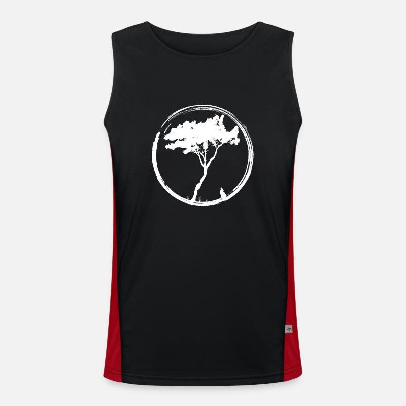 Fox Tree W Men's Functional Contrast Tank Top 