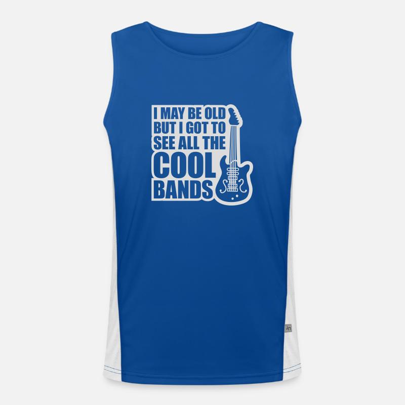 I may be old Funktionelles Kontrast-Tank Top für Männer 