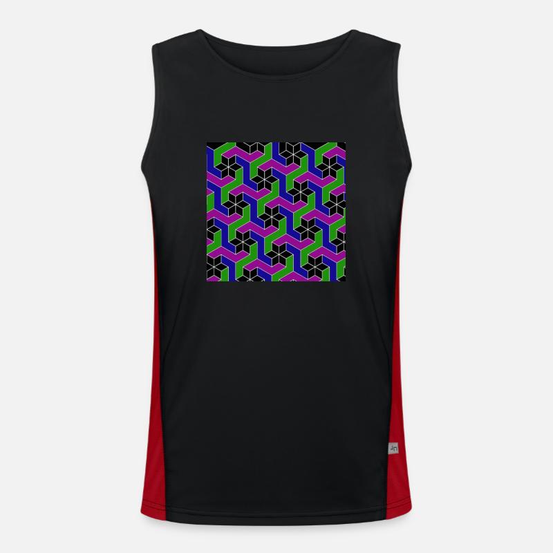 Geometry2 Men's Functional Contrast Tank Top 