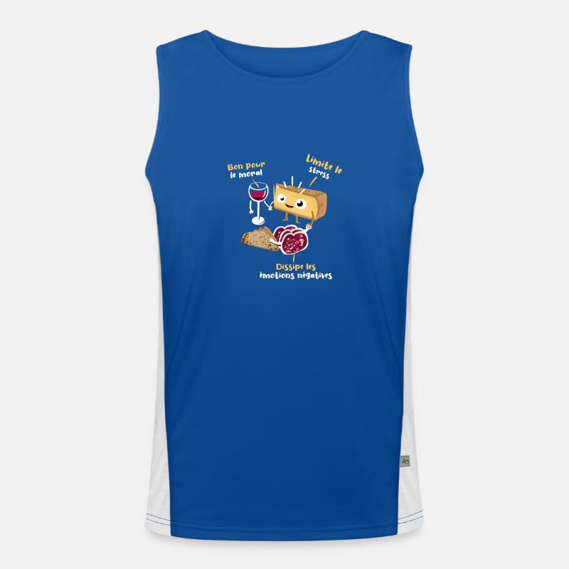 vin comté saucisson Débardeur respirant contrasté Homme 