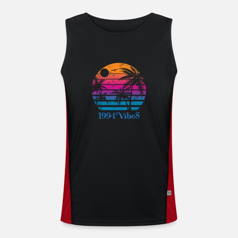 1994 Vibes Funktionelles Kontrast-Tank Top für Männer 