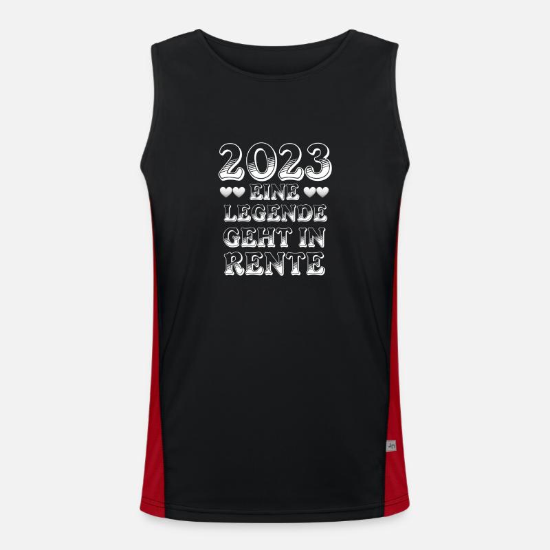 2023 eine Legende geht in Rente Funktionelles Kontrast-Tank Top für Männer 
