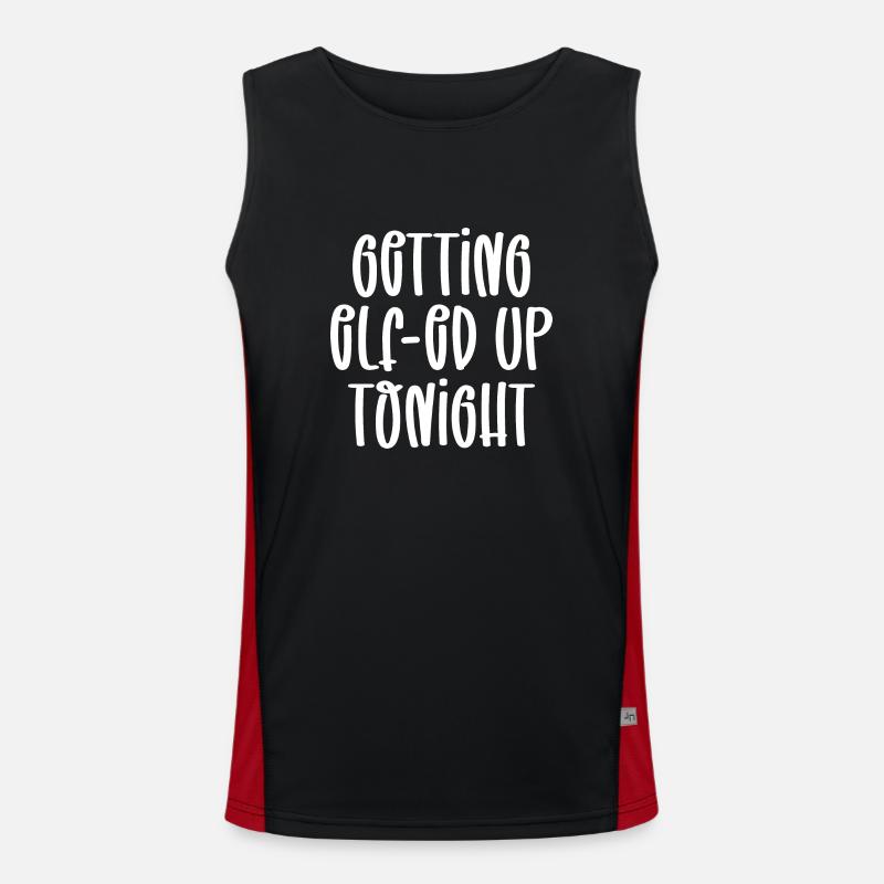 Heute Abend wird es sich um Elfen handeln Funktionelles Kontrast-Tank Top für Männer 