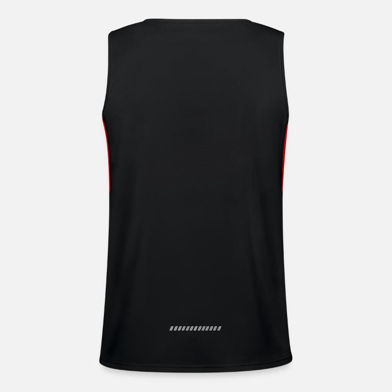 Modèle chinois Débardeur respirant contrasté Homme 