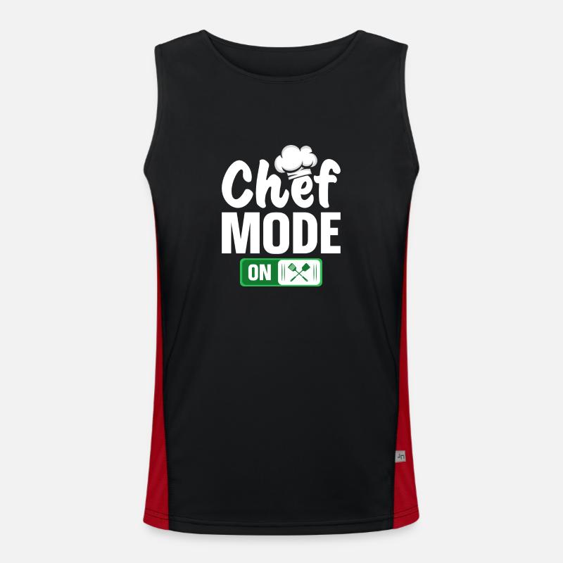 Mode Chef activé Débardeur respirant contrasté Homme 