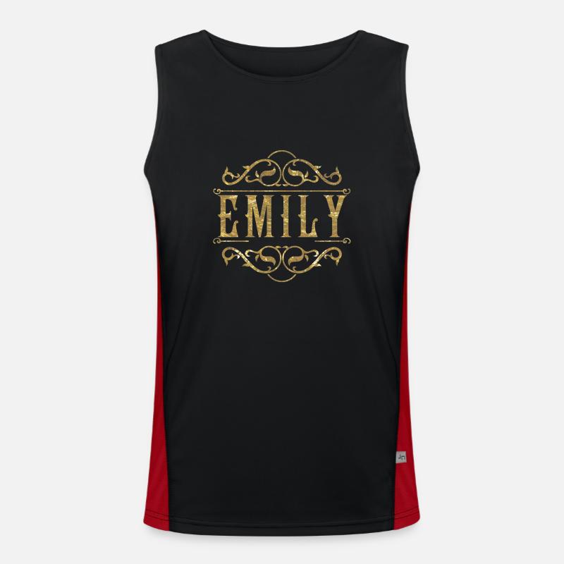 Emily Gold Débardeur respirant contrasté Homme 
