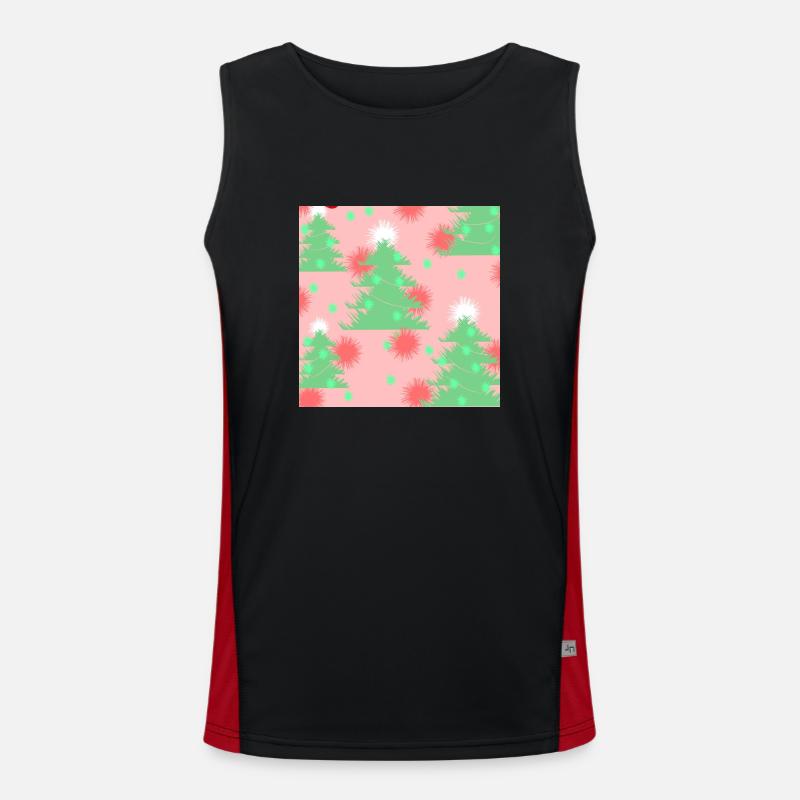 Pastellfarbener Winter Funktionelles Kontrast-Tank Top für Männer 