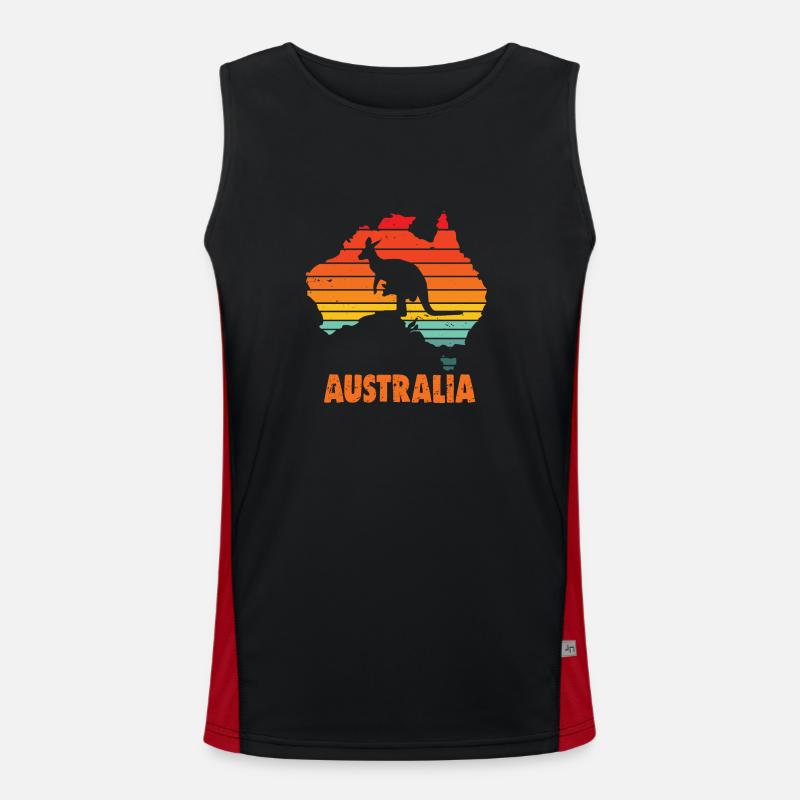 Australie Débardeur respirant contrasté Homme 