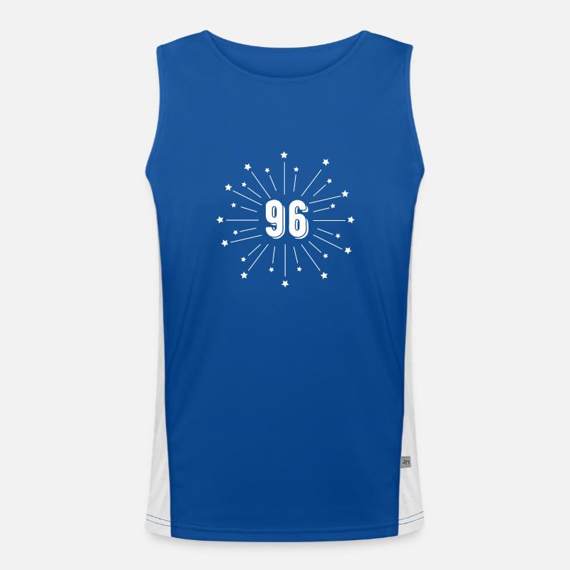 96. Sterngeburtstag - Geschenk 96 Jahre Funktionelles Kontrast-Tank Top für Männer 