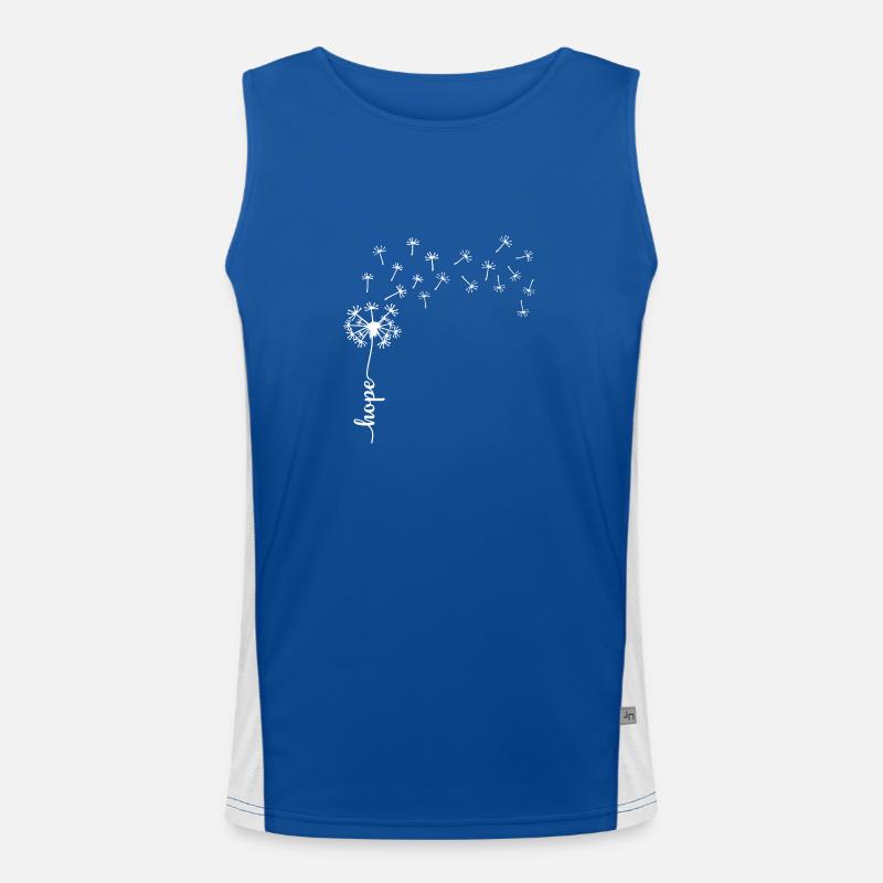 Conception de Hope Dandelion Débardeur respirant contrasté Homme 