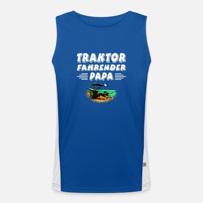 Traktor Funktionelles Kontrast-Tank Top für Männer 
