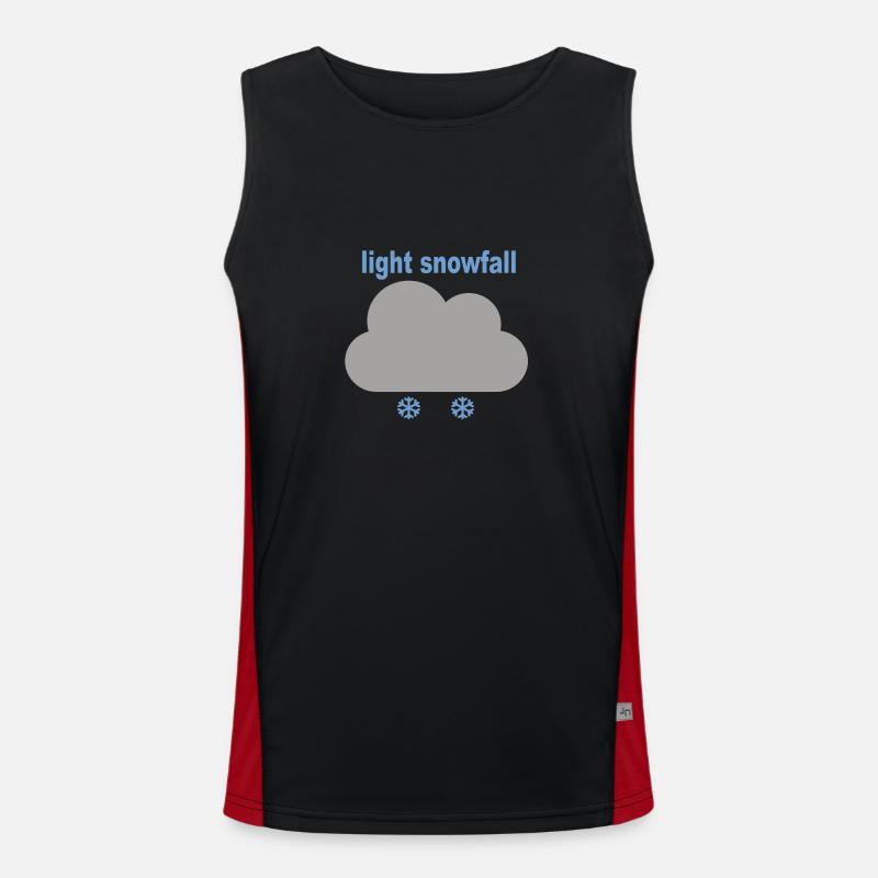 Light Snowfall Men's Functional Contrast Tank Top 