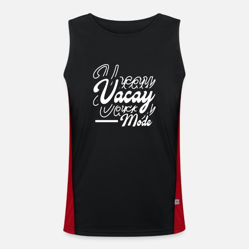 Mode Vacay Débardeur respirant contrasté Homme 