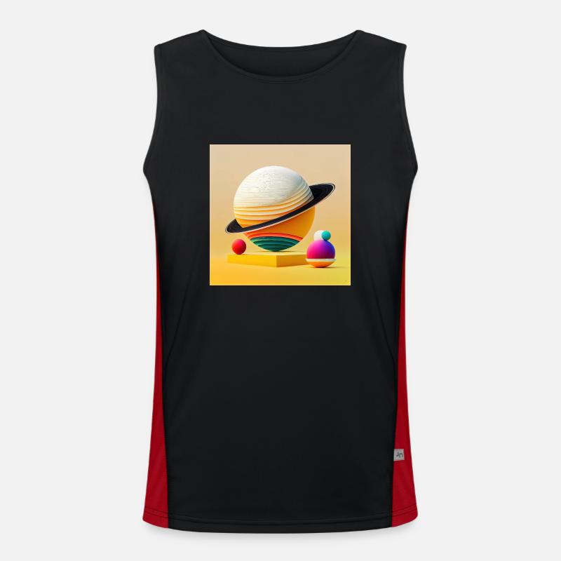 Colonisation de Saturne Débardeur respirant contrasté Homme 