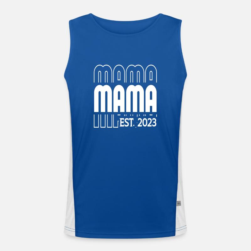 Mama Est 2023 Débardeur respirant contrasté Homme 