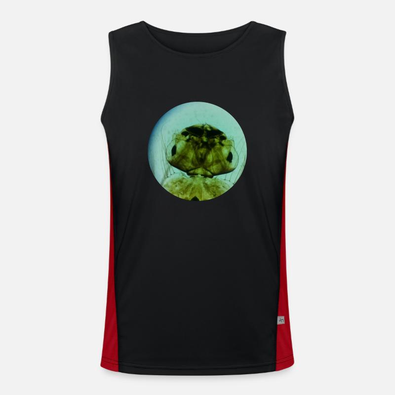 Mosquito Larva Men's Functional Contrast Tank Top 