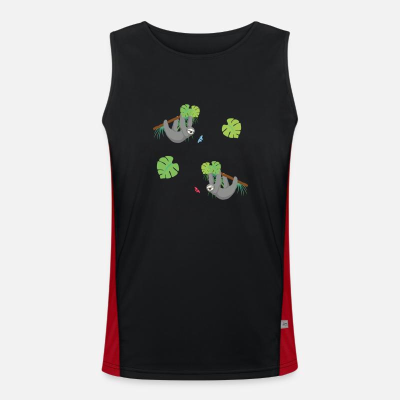 Sloths Men's Functional Contrast Tank Top 