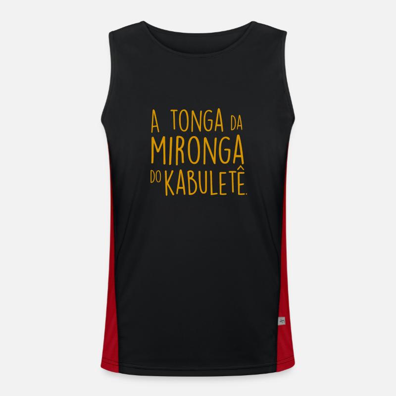 A tonga da mironga do kabuletê Men's Functional Contrast Tank Top 