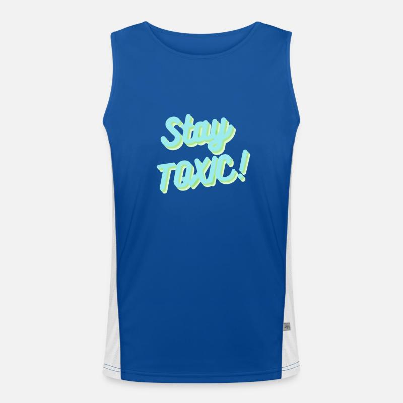 Stay Toxic Men's Functional Contrast Tank Top 