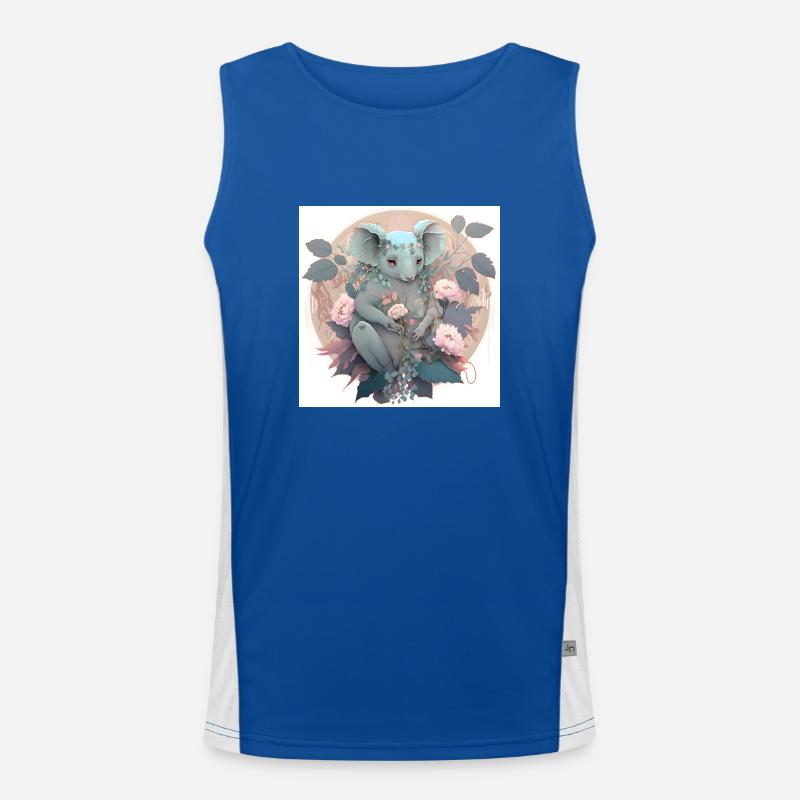 in harmony with nature Koala Men's Functional Contrast Tank Top 