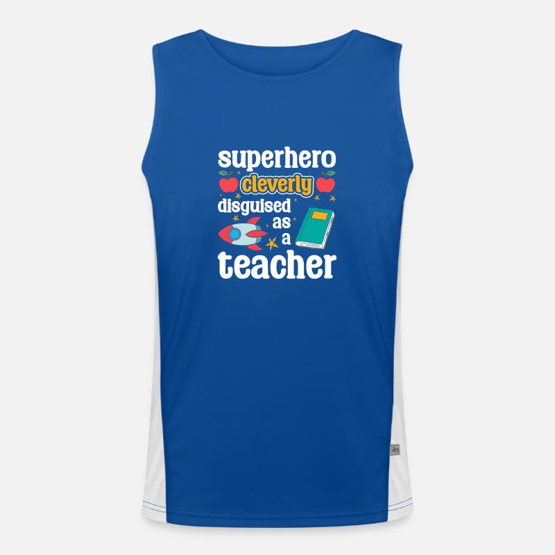 Everyday Cloak Superpowers Men's Functional Contrast Tank Top 