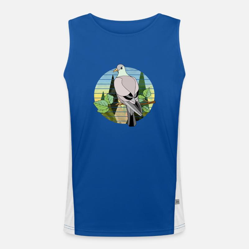 Vogel Funktionelles Kontrast-Tank Top für Männer 
