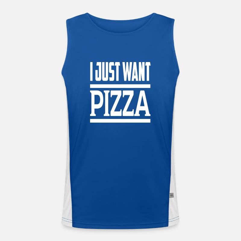Je veux juste une pizza Débardeur respirant contrasté Homme 