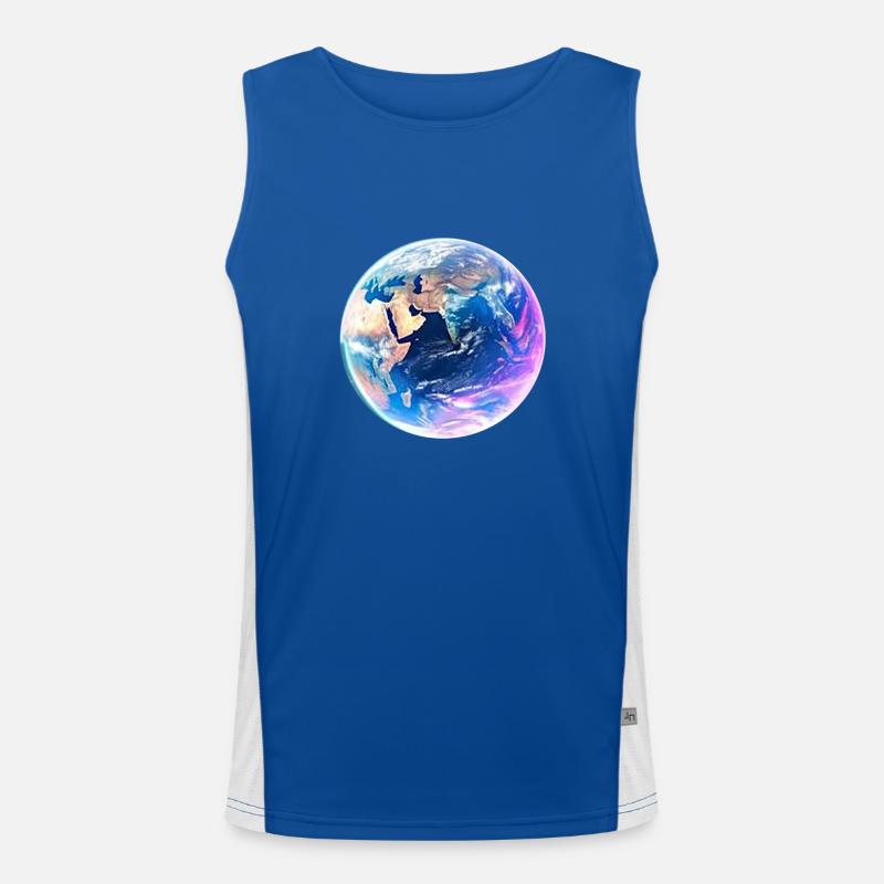 Welt Funktionelles Kontrast-Tank Top für Männer 