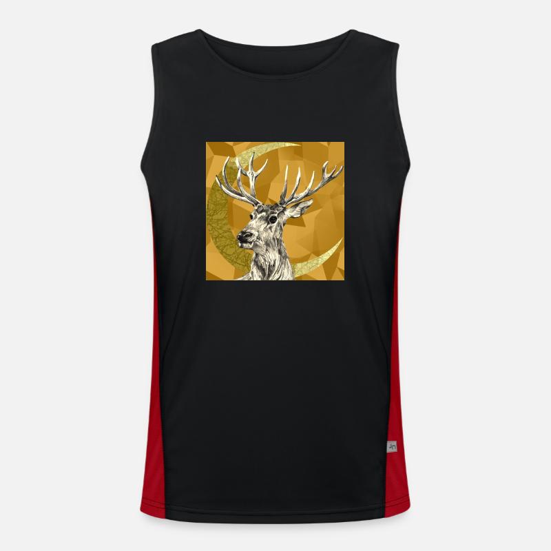 Deer Men's Functional Contrast Tank Top 