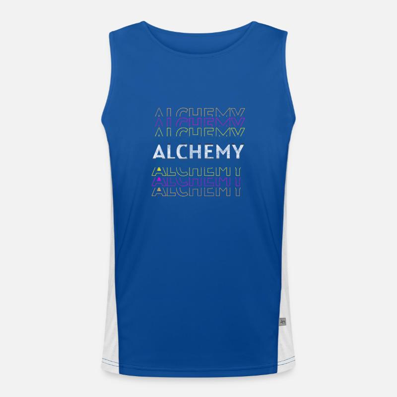 Alchemy Healing Magic Chemist Men's Functional Contrast Tank Top 
