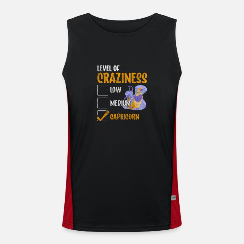 Élément Capricorne Superstition terrestre Débardeur respirant contrasté Homme 