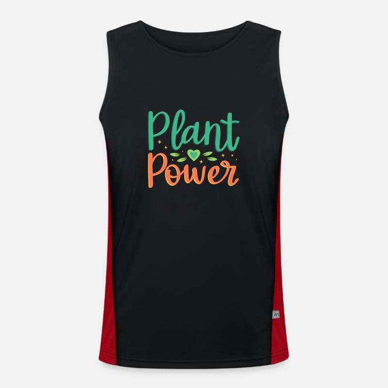 Kraft der Anlagen Funktionelles Kontrast-Tank Top für Männer 