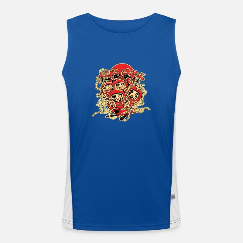 Darumas soep Functionele contrasterende tanktop voor mannen 