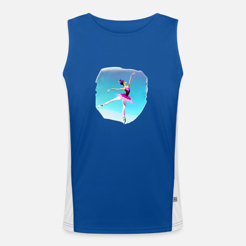 Dancer Ballet Gift Dance Ballerina Dance Class Men's Functional Contrast Tank Top 