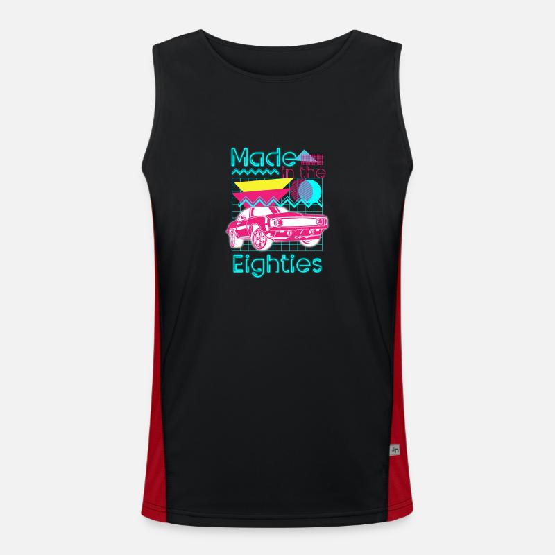 Neon Cool Costume Neon Signs Men's Functional Contrast Tank Top 