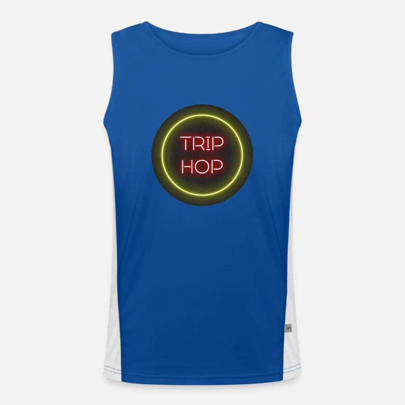 TRIP HOP Men's Functional Contrast Tank Top 